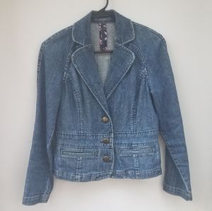 Liz Claiborne petite 2 jean jacket